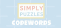 Simply Puzzles: Codewords Logo